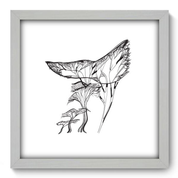 Quadro Decorativo - Tree - 33cm X 33cm - 036qdab