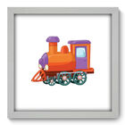Quadro Decorativo - Trem - 33cm X 33cm - 111qdib