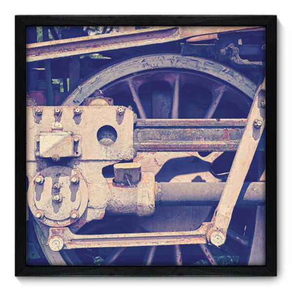 Quadro Decorativo - Trem - 50cm X 50cm - 062qndcp
