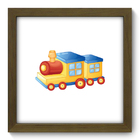 Quadro Decorativo - Trenzinho - 22cm X 22cm - 038qdbm