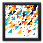 Quadro Decorativo - Triângulos - 33cm X 33cm - 097qnabp