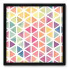 Quadro Decorativo - Triângulos - 50cm X 50cm - 099qnacp