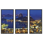 Quadro Decorativo Trio Cidade Maravilhosa Rio De Janeiro Para