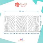 Quadro Decorativo Trio Em Mdf Maranta Fendi