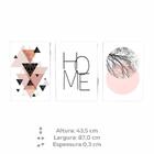 Quadro Decorativo Triplo Home