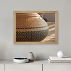 Quadro Decorativo Tropical Marrom 40x30x1cm Tropical