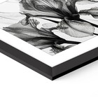 Quadro Decorativo Tropical Preto e Branco 30x30x1cm Tropical