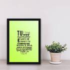 Quadro Decorativo Tu É Trevo De Quatro Folhas 45x34cm A3 (45