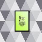 Quadro Decorativo Tu É Trevo De Quatro Folhas 45x34cm A3 (45