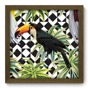 Quadro Decorativo Tucano 33cm X 33cm 228qdsm Leroy Merlin