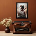 Quadro Decorativo Umbanda Maria Navalha 33x24cm - Com Vidro M