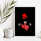 Quadro Decorativo Umbanda Zé Pelintra 45x34cm - Com Vidro Mol