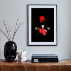 Quadro Decorativo Umbanda Zé Pelintra - 60x48cm Moldura:madei