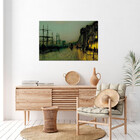 Quadro Decorativo Urbanismo Scotland - 150x100 Cm