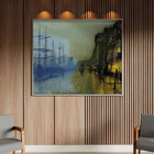 Quadro Decorativo Urbanismo Scotland Com Moldura E Vidro Prat