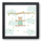Quadro Decorativo - Ursinho - 33cm X 33cm - 065qdbp