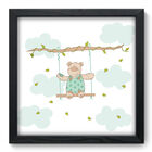 Quadro Decorativo - Ursinho - 33cm X 33cm - 065qdbp