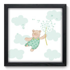 Quadro Decorativo - Ursinho - 33cm X 33cm - 066qdbp