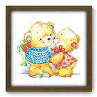 Quadro Decorativo - Ursinhos - 33cm X 33cm - 047qdbm