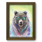 Quadro Decorativo - Urso - 19cm X 25cm - 249qdsm