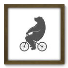 Quadro Decorativo - Urso - 33cm X 33cm - 058qdsm