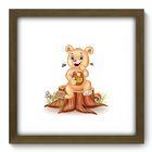 Quadro Decorativo - Urso - 33cm X 33cm - 120qdim