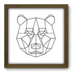 Quadro Decorativo - Urso - 33cm X 33cm - 225qdsm