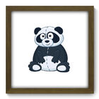 Quadro Decorativo - Urso Panda - 33cm X 33cm - 116qdbm
