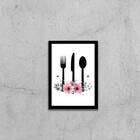 Quadro Decorativo Utensílios De Cozinha 2 45x34cm A3 (45 X 34)