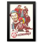 Quadro Decorativo V De Vizinhança  30x45cm