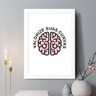 Quadro Decorativo Valorize Suas Curvas 33x24cm - Com Vidro Mo