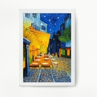 Quadro Decorativo Van Gogh Café Terrace 45x34cm - Com Vidro M