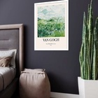 Quadro Decorativo Van Gogh Green Wheat Fields  - 70x50cm Mold