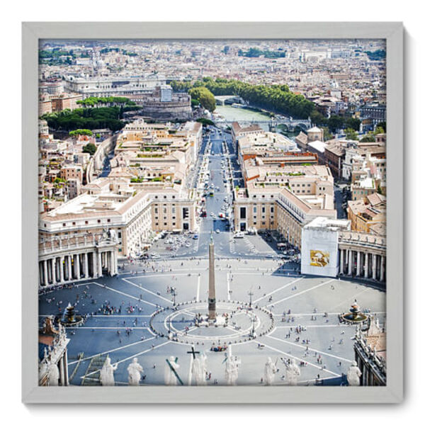 Quadro Decorativo - Vaticano - 50cm X 50cm - 023qnmcb