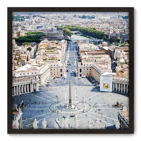 Quadro Decorativo - Vaticano - 70cm X 70cm - 023qnmdp