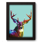Quadro Decorativo - Veado - 19cm X 25cm - 245qdsp