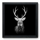 Quadro Decorativo - Veado - 33cm X 33cm - 195qdsp