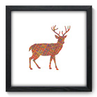 Quadro Decorativo - Veado - 33cm X 33cm - 282qdsp