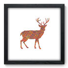 Quadro Decorativo - Veado - 33cm X 33cm - 282qdsp