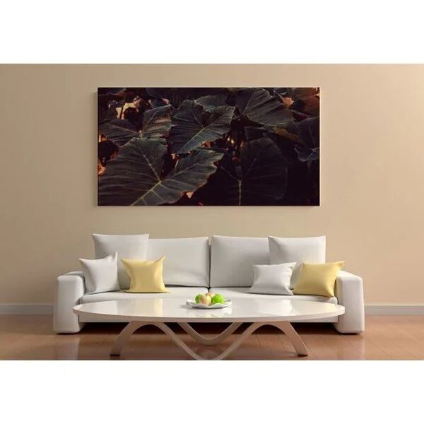 Quadro Decorativo Vegetação Costela De Adão 004 - 90x60cm