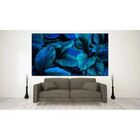 Quadro Decorativo Vegetação Folhas Tons Azuis - 100x70cm