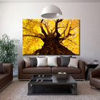 Quadro Decorativo Vegetação Ipê Amarelo - 100x70 Cm