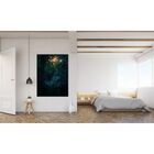 Quadro Decorativo Vegetação Paisagem Folhagem Luzes - 200x100