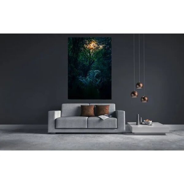 Quadro Decorativo Vegetação Paisagem Folhagem Sol - 180x120cm