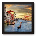 Quadro Decorativo - Veneza - 22cm X 22cm - 080qnmap