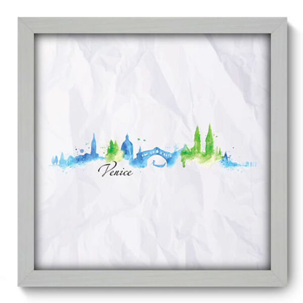 Quadro Decorativo - Veneza - 33cm X 33cm - 148qdmb
