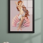 Quadro Decorativo Vênus - 70x50cm Moldura Preta