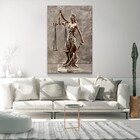 Quadro Decorativo Vertical Advocacia Sem Moldura E Sem Vidro