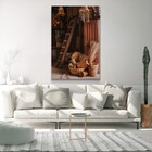 Quadro Decorativo Vertical Coleção Alme Sem Moldura E Sem Vid