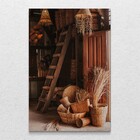 Quadro Decorativo Vertical Coleção Alme Sem Moldura E Sem Vid